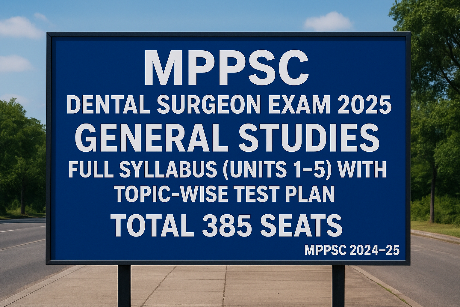 MPPSC Dental Surgeon